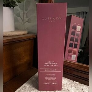 KRISTEN ESS Color Depositing Conditioner Dark Mauve Apply to Wet or Dry Hair NIB